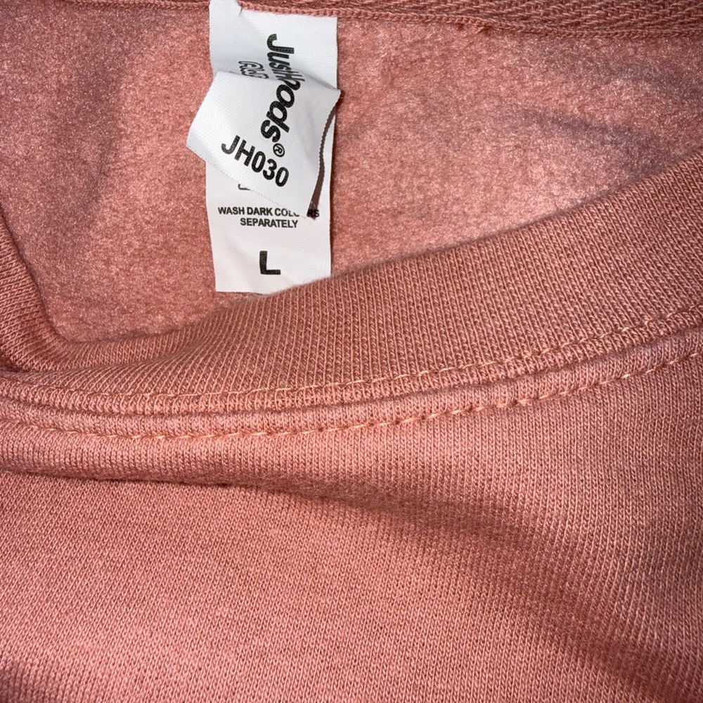 T Swift Pink Cornelia St Crew Neck Sweatshirt large - Picture 3 of 5